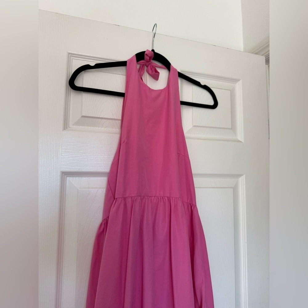 New Zara Elegant Pink Sleeveless Dress - Picture 3 of 10
